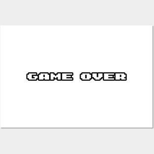 Game Over Screen Posters and Art